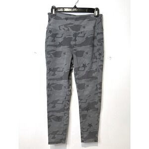 Monrow Womens Camo Star Leggings Pants Activewear Athleisure‎ Small Punk Indie